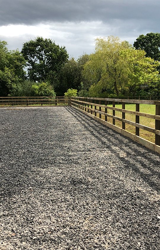 Fencing for arena or manège